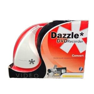 Dazzle DVD Recorder White Red USB‎ Video Capture Card DVC 101 Converter Pinnacle